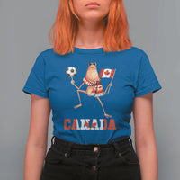 Funny Marcus The Worm T Shirt For Women Canadian Pride Soccer Gift