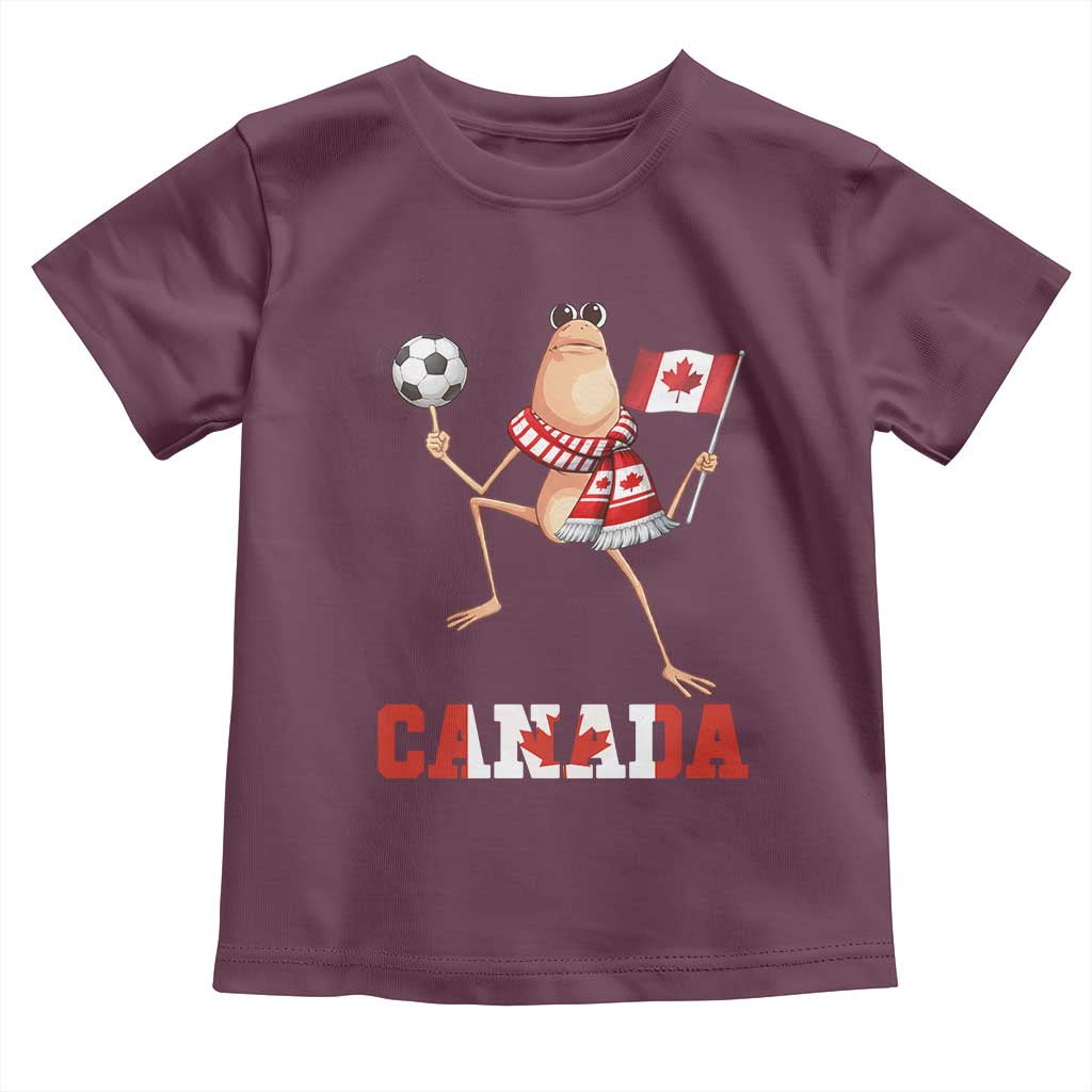 Funny Marcus The Worm Toddler T Shirt Canadian Pride Soccer Gift