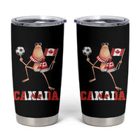 Funny Marcus The Worm Tumbler Cup Canadian Pride Soccer Gift