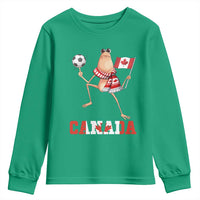 Funny Marcus The Worm Youth Sweatshirt Canadian Pride Soccer Gift