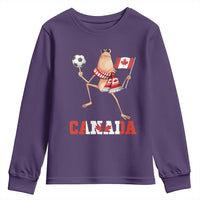 Funny Marcus The Worm Youth Sweatshirt Canadian Pride Soccer Gift