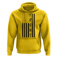 Fight Skin Cancer Melanoma Fighter USA Flag Hoodie