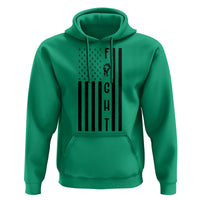 Fight Skin Cancer Melanoma Fighter USA Flag Hoodie