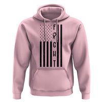 Fight Skin Cancer Melanoma Fighter USA Flag Hoodie