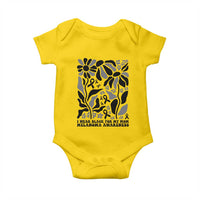 I Wear Black For My Mom Baby Onesie Melanoma Support Squad