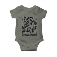 I Wear Black For My Mom Baby Onesie Melanoma Support Squad