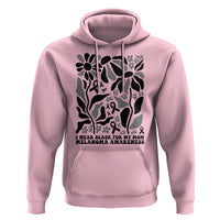 I Wear Black For My Mom Hoodie Melanoma Support Squad
