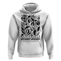 I Wear Black For My Mom Hoodie Melanoma Support Squad