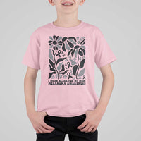 I Wear Black For My Mom T Shirt For Kid Melanoma Support Squad