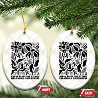 I Wear Black For My Mom Ceramic Ornament Melanoma Support Squad