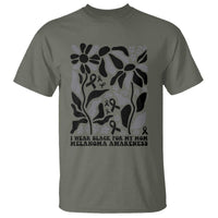 I Wear Black For My Mom T Shirt Melanoma Support Squad