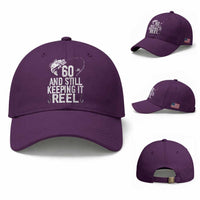 Personalized 60th Birthday Fishing Baseball Cap Custom Number Bday Still Keeping It Reel