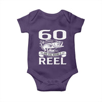 Still Keeping It Reel At 60 Baby Onesie Fisherman Birthday Gift