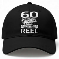 Still Keeping It Reel At 60 Baseball Cap Fisherman Birthday Gift
