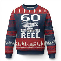 Still Keeping It Reel At 60 Ugly Christmas Sweater Fisherman Birthday Gift