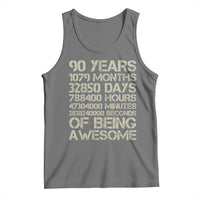 90 Years Of Being Awesome Tank Top 90th Birthday Gift Idea