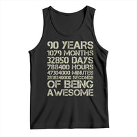90 Years Of Being Awesome Tank Top 90th Birthday Gift Idea