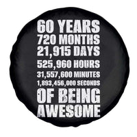 Cheers To 60 Years Birthday Spare Tire Cover Sixty Years Of Awesome