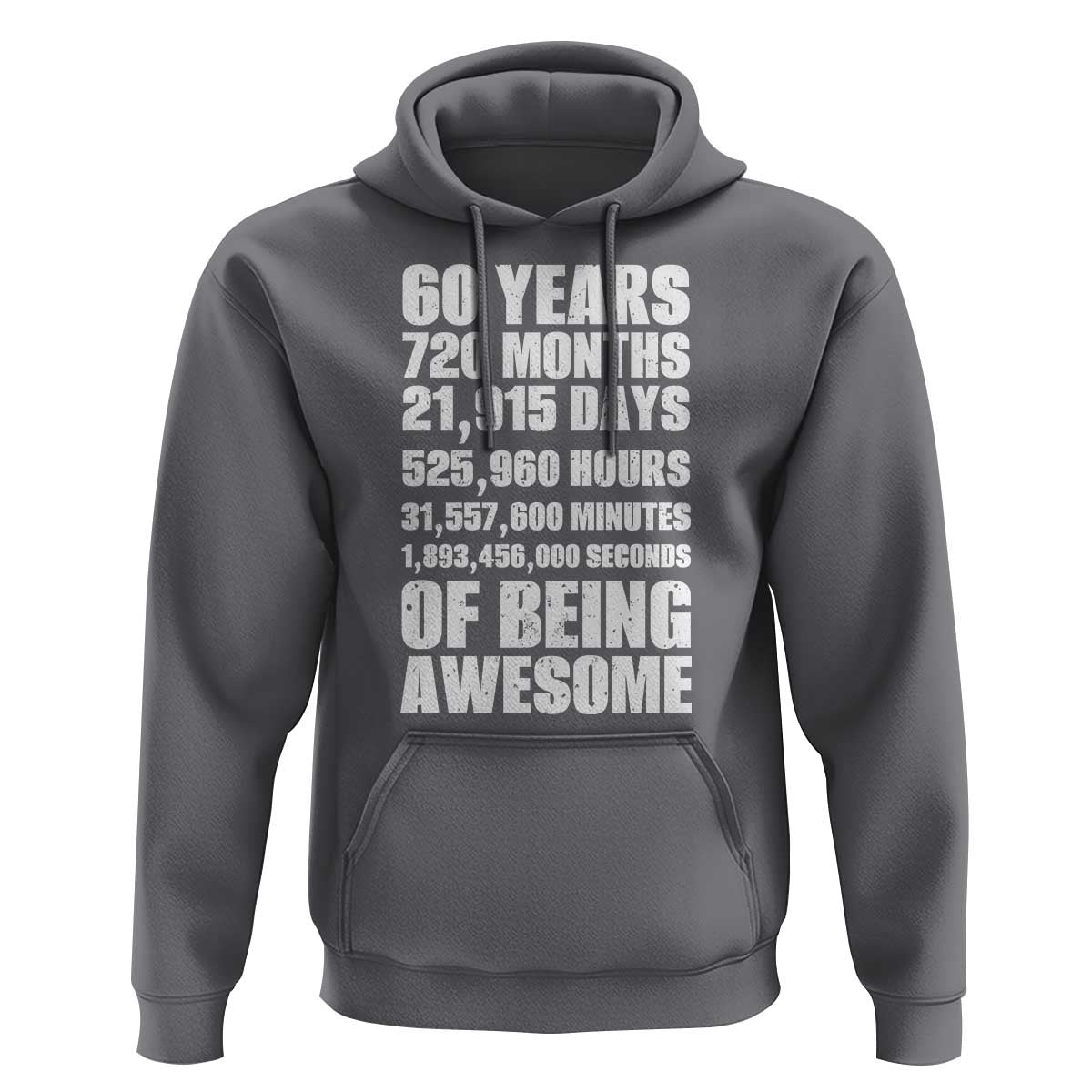 Cheers To 60 Years Birthday Hoodie Sixty Years Of Awesome