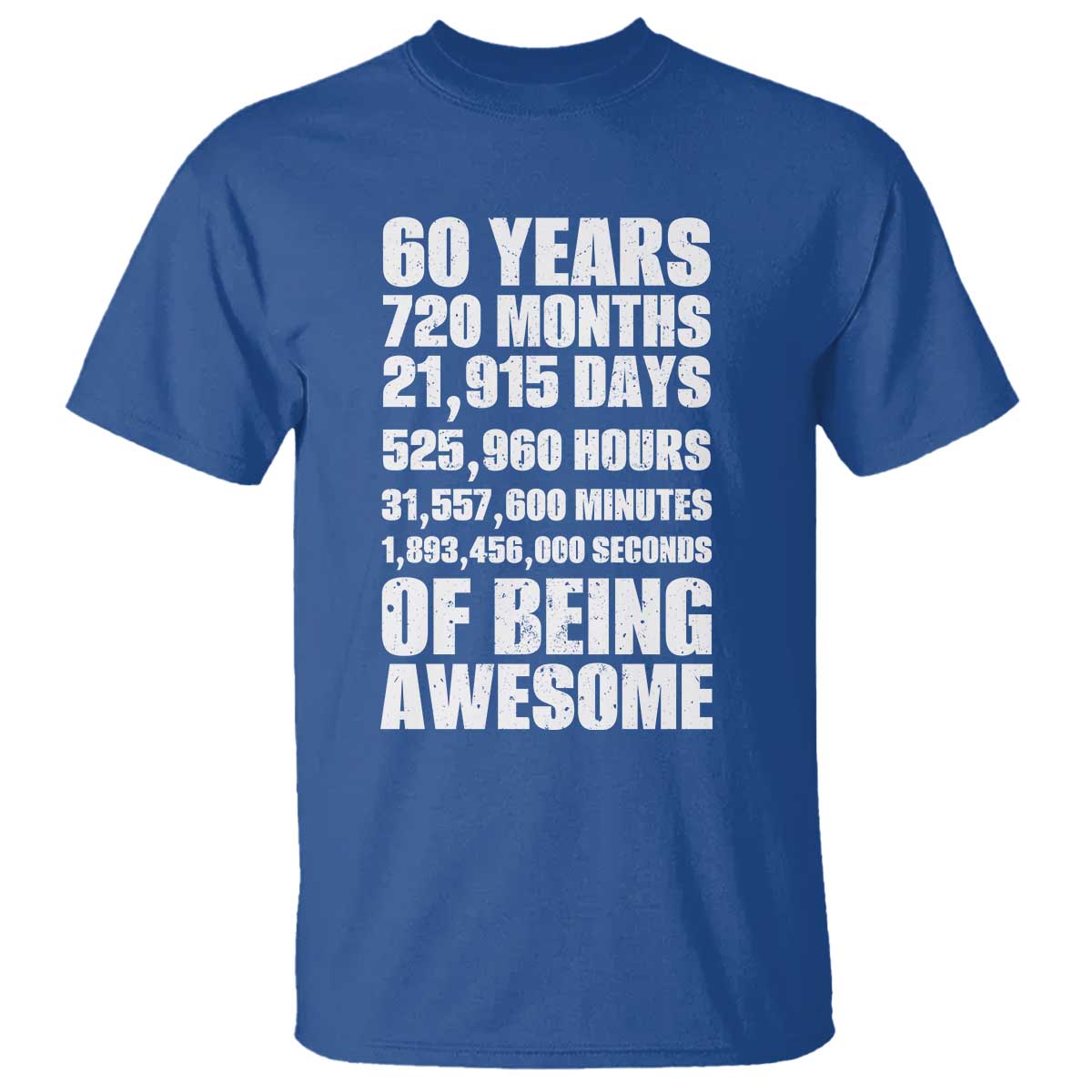 Cheers To 60 Years Birthday T Shirt Sixty Years Of Awesome