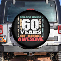 Retro 60 Years Of Being Awesome Spare Tire Cover 60th Birthday Gift Idea
