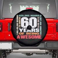 Retro 60 Years Of Being Awesome Spare Tire Cover 60th Birthday Gift Idea