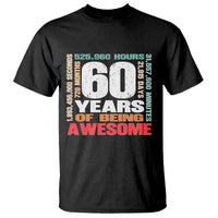 Retro 60 Years Of Being Awesome T Shirt 60th Birthday Gift Idea