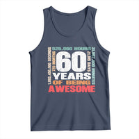 Retro 60 Years Of Being Awesome Tank Top 60th Birthday Gift Idea