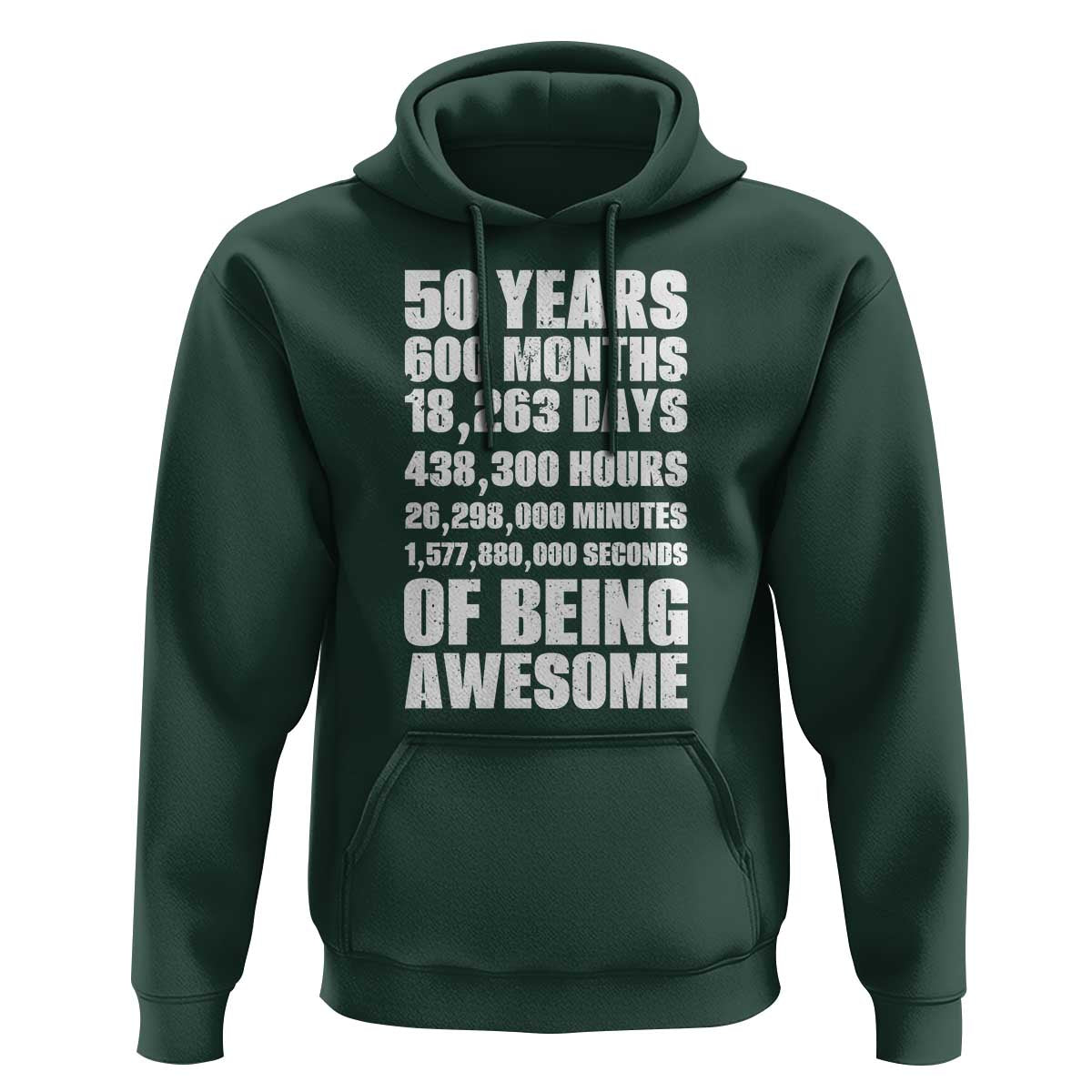 50 Years Of Being Awesome Hoodie 50th Birthday Gift Idea