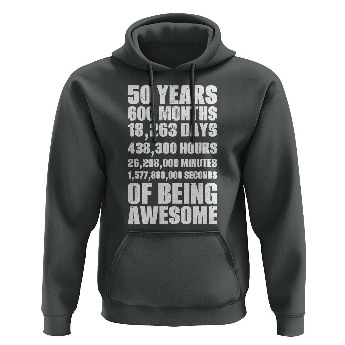 50 Years Of Being Awesome Hoodie 50th Birthday Gift Idea