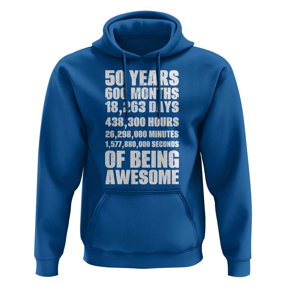 50 Years Of Being Awesome Hoodie 50th Birthday Gift Idea