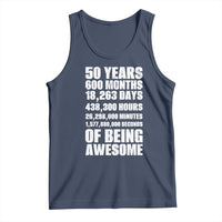 50 Years Of Being Awesome Tank Top 50th Birthday Gift Idea