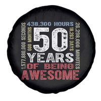 Vintage 50 Years Of Being Awesome Spare Tire Cover 50th Birthday Legend Gift Idea