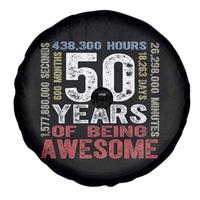 Vintage 50 Years Of Being Awesome Spare Tire Cover 50th Birthday Legend Gift Idea