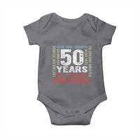 Vintage 50 Years Of Being Awesome Baby Onesie 50th Birthday Legend Gift Idea