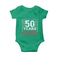 Vintage 50 Years Of Being Awesome Baby Onesie 50th Birthday Legend Gift Idea