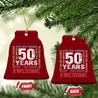 Vintage 50 Years Of Being Awesome Ceramic Ornament 50th Birthday Legend Gift Idea