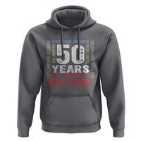 Vintage 50 Years Of Being Awesome Hoodie 50th Birthday Legend Gift Idea