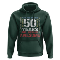 Vintage 50 Years Of Being Awesome Hoodie 50th Birthday Legend Gift Idea