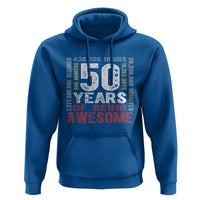 Vintage 50 Years Of Being Awesome Hoodie 50th Birthday Legend Gift Idea