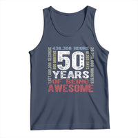 Vintage 50 Years Of Being Awesome Tank Top 50th Birthday Legend Gift Idea