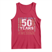 Vintage 50 Years Of Being Awesome Tank Top 50th Birthday Legend Gift Idea