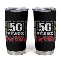 Vintage 50 Years Of Being Awesome Tumbler Cup 50th Birthday Legend Gift Idea