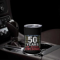 Vintage 50 Years Of Being Awesome Tumbler Cup 50th Birthday Legend Gift Idea