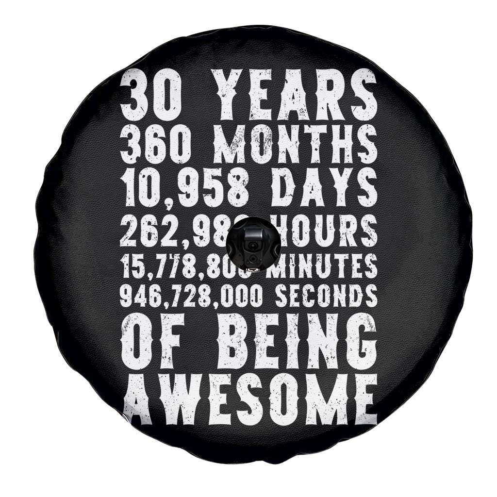 Funny 30th Birthday Spare Tire Cover Thirty Years Of Being Awesome
