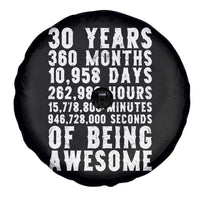 Funny 30th Birthday Spare Tire Cover Thirty Years Of Being Awesome
