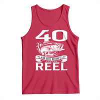 Still Keeping It Reel At 40 Tank Top Fisherman Birthday Gift