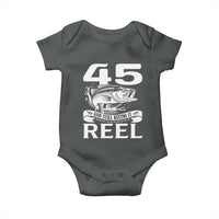 Still Keeping It Reel At 45 Baby Onesie Fisherman Birthday Gift
