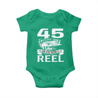 Still Keeping It Reel At 45 Baby Onesie Fisherman Birthday Gift