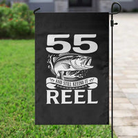 Still Keeping It Reel At 55 Garden Flag Fisherman Birthday Gift